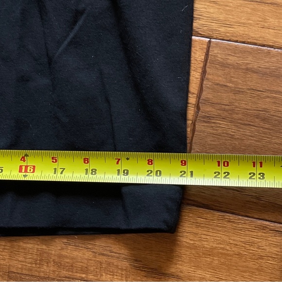 Ann Taylor Loft Black Dress Size 10 Zipper Back Cap Sleeve Knee Length CUTE EUC - Picture 5 of 12